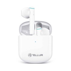 Casti Bluetooth Tellur Aura True Wireless APP Alb foto