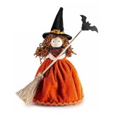 Figurina Vrajitoare Halloween textil multicolor TI cm12,5x10x20H