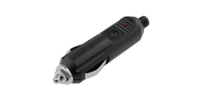 Mufa dreapta bricheta auto 12V cu siguranta si LED foto