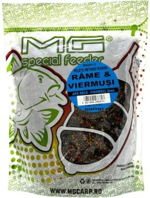 Pelete MG Method Feeder Apa Rece, Rame Viermusi, 2mm, 500g foto