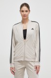 adidas trening femei, culoarea bej