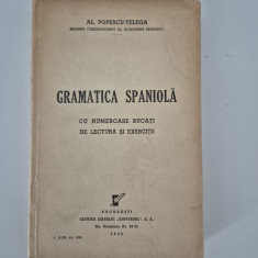 Carte veche Al Popescu Telega Gramatica spaniola