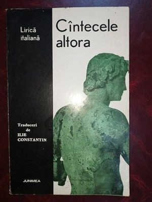 Lirica italiana Cintecele altora- Ilie Constantin foto
