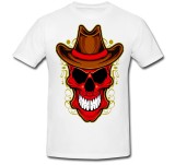 Cumpara ieftin Tricou &quot; Craniu Cowboy &quot;