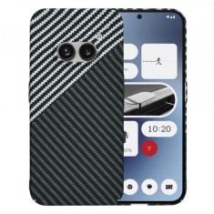 Husa pentru Nothing Phone (2a) Plus / Phone (2a), Techsuit, Carbonite FiberShell, Neagra Gri