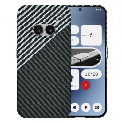 Husa pentru Nothing Phone (2a) Plus / Phone (2a), Techsuit, Carbonite FiberShell, Gri foto