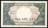 q666 ROMANIA 1000 LEI 1943 aUNC APROAPE NECIRCULATA