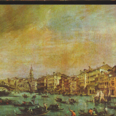 CPIB 16631 CARTE POSTALA - FRANCESCO GUARDI - CANAL GRANDE. SPRE PODUL RIALTO