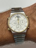 CEAS SEIKO SPORTS 100 - Chrono Moonphase - Ref. 7A48-7000 - 39mm - Vintage - Anii 80' - De Colectie - Rar !