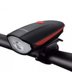 Lanterna pentru Bicicleta 1200mAh, 250lm - RockBros Front T6 LED (7588-R) - Red