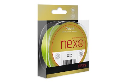 Fir Textil Delphin Nexo 8 Premium Braid Line Galben 130m 0.08mm 11lbs 4.98Kg foto