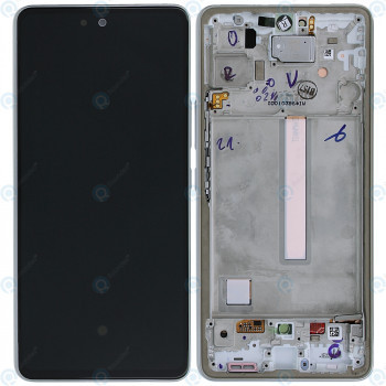 Samsung Galaxy A53 5G (SM-A536B) Unitate de afișare completă albă GH82-28025B GH82-28024B foto