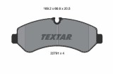 TEXTAR 2279101 Q+ set placute frana,frana disc