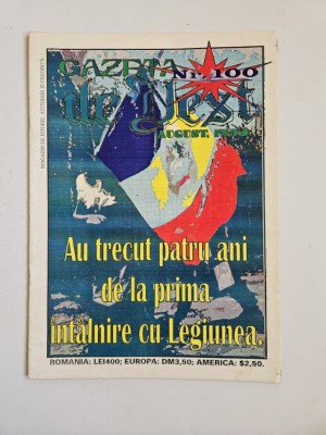GAZETA DE VEST. Au trecut patru ani de la prima intalnire cu Legiunea, NUMAR SPECIAL. Timisoara, august 1994! foto