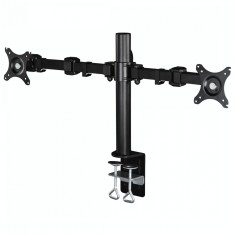 Suport monitor Hama 95830 FULLMOTION 2 x 26&amp;quot; Negru foto
