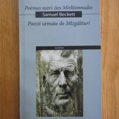 Poezii urmate de Mizgalituri Mazgalituri ed bilingva Samuel Beckett