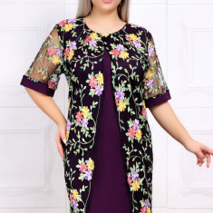 Rochie de Ocazie Selia Mov Pruna - 44Marimea