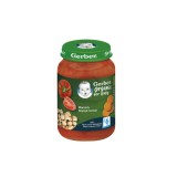Piure bio din morcovi, rosii si curcan, 190g, Gerber, Nestle