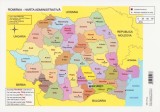 Plansa: Romania. Harta administrativa - Editura Erc Press