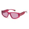 Ochelari Soare Unisex Polaroid PLD-6169-S-8CQ-0F, &Oslash; 55mm, Roșii, Degradat, UV400, Categoria 3