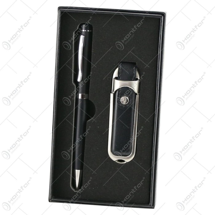 Set cadou pentru barbati, Stick memorie USB 8 gb si pix