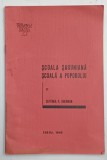 SCOALA SAGUNIANA , SCOALA A POPORULUI de SEPTIMIA P. GHERMAN , 1946