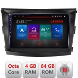Navigatie SsangYong Tivoli 2015-2019 Android radio gps internet Octa Core 4+64 LTE kit-tivoli2015+EDT-E509-PRO RESIGILAT CarStore Technology