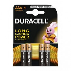 Duracell Basic LR03 / AAA / R03 / MN 2400 1.5V baterii alcaline Con?inutul pachetului 1x Blister foto