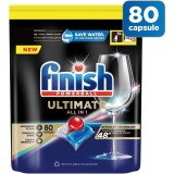 Detergent capsule pentru masina de spalat vase Finish Ultimate All in 1, 80 spalari