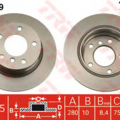 Disc frana BMW Seria 3 (E46) (1998 - 2005) TRW DF1539