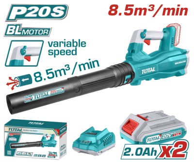 TOTAL - SUFLANTA 8.5m3/min LI-ION - 20V (INCLUDE ACUMULATOR SI INCARCATOR) PowerTool TopQuality foto