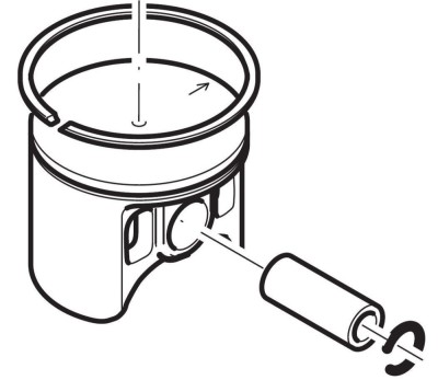 Piston Dolmar PS460 &amp;Oslash;43mm Golf foto