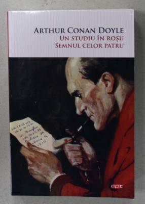 UN STUDIU IN ROSU / SEMNUL CELOR PATRU de ARTHUR CONAN DOYLE , COLEGAT , 2022 foto