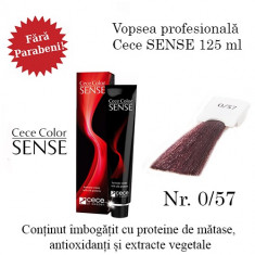 Cece Sense vopsea permanenta 125 ml FARA PARABENI nr.0/57. foto