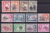Ghana 1957 vederi MI 5-16 ( supratipar pe Coasta de Aur) MNH