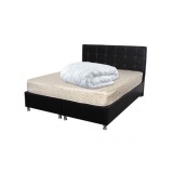 Set Saltea Super Ortopedica Sofia, 140x200x20cm, fermitate medie, cu plasa arcuri tip bonell, reversibila, sistem aerisire cu butoni, Saltex plus pilo