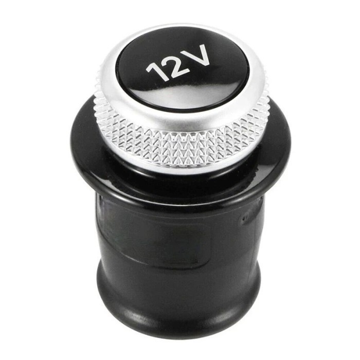 Capac bricheta auto cromat priza de 12V Volkswagen, Skoda, Audi, Seat