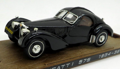 BRUMM Bugatti Type 57S ( black ) 1937 1:43 foto