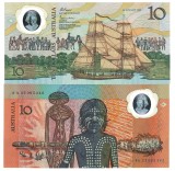 Australia 10 Dolari 1988 P-49a Polimer UNC