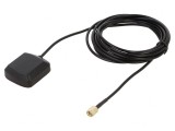 Antena GNSS GPS 2.5dBi RHCP Magnetică 25x25mm