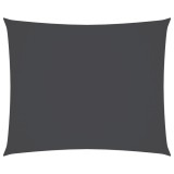 Cumpara ieftin Panza Parasolar pentru Umbrire 3,5 x 4,5 m, Tesatura Oxford, Protectie UV 90%, Gri Antracit