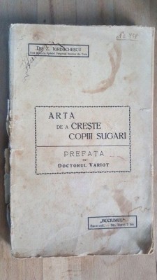 Arta de a creste copii sugari- Z. Iordachescu foto