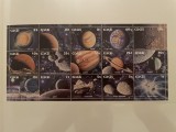 Ciskei serie timbre spatiu cosmos apollo aselenizare nestampilate MNH, Nestampilat