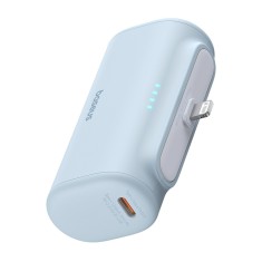 Baterie externa telefon Lightning Baseus, albastru, 20W, 5000mAh foto