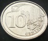 Moneda 10 CENTI - SINGAPORE, anul 2016 *cod 1474 A, Asia