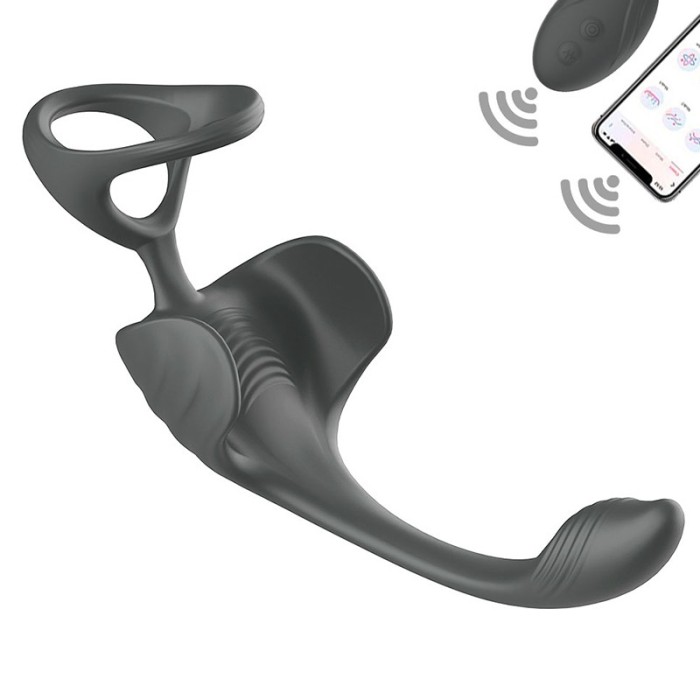 Vibrator LoveS Cock Ring II Black