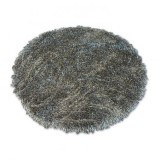 Covor Love Shaggy rotund model 93600 taupe, cerc 120 cm, Poliester