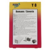 Y8 SACI DE ASPIRATOR 5 BUC 000128-K pentru aspirator Rowenta FILTERCLEAN