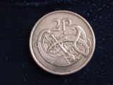 M3 C50 - Moneda foarte veche - 2 pence - Irlanda - 1980, Europa