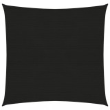 P&acirc;nză parasolar, negru, 4,5 x 4,5 m HDPE, 160 g/m&sup2;, vidaXL